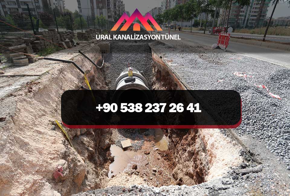 yağmur suyu kanalizasyon hattı