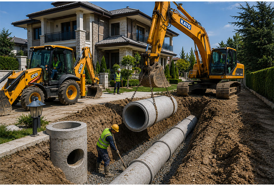 villa müstakil ev kanalizasyon ustası istanbul