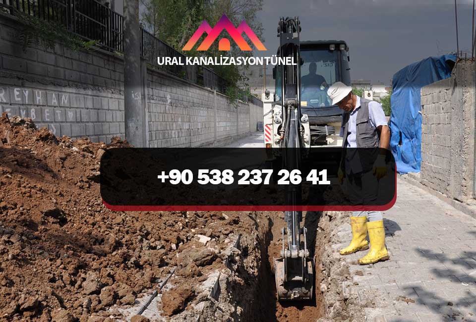 kanalizasyon borusu döşeme
