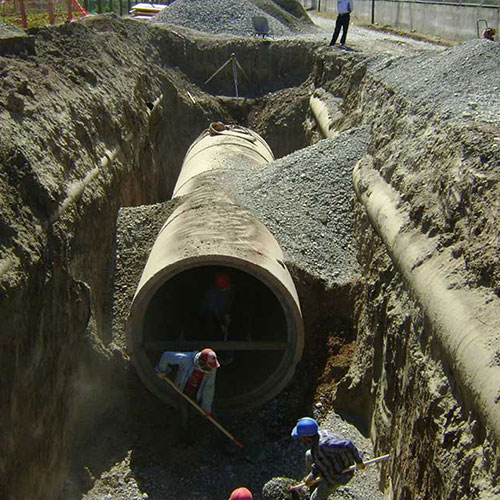 kanalizasyon hattı altyapı kontrol çalışması tamir uygulaması